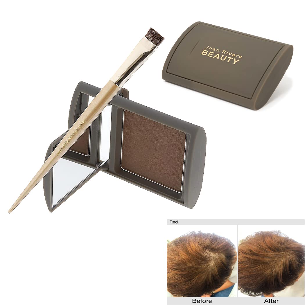 Joan Rivers Great Hair Day thinning hair fill-in powder compact opened with mirror