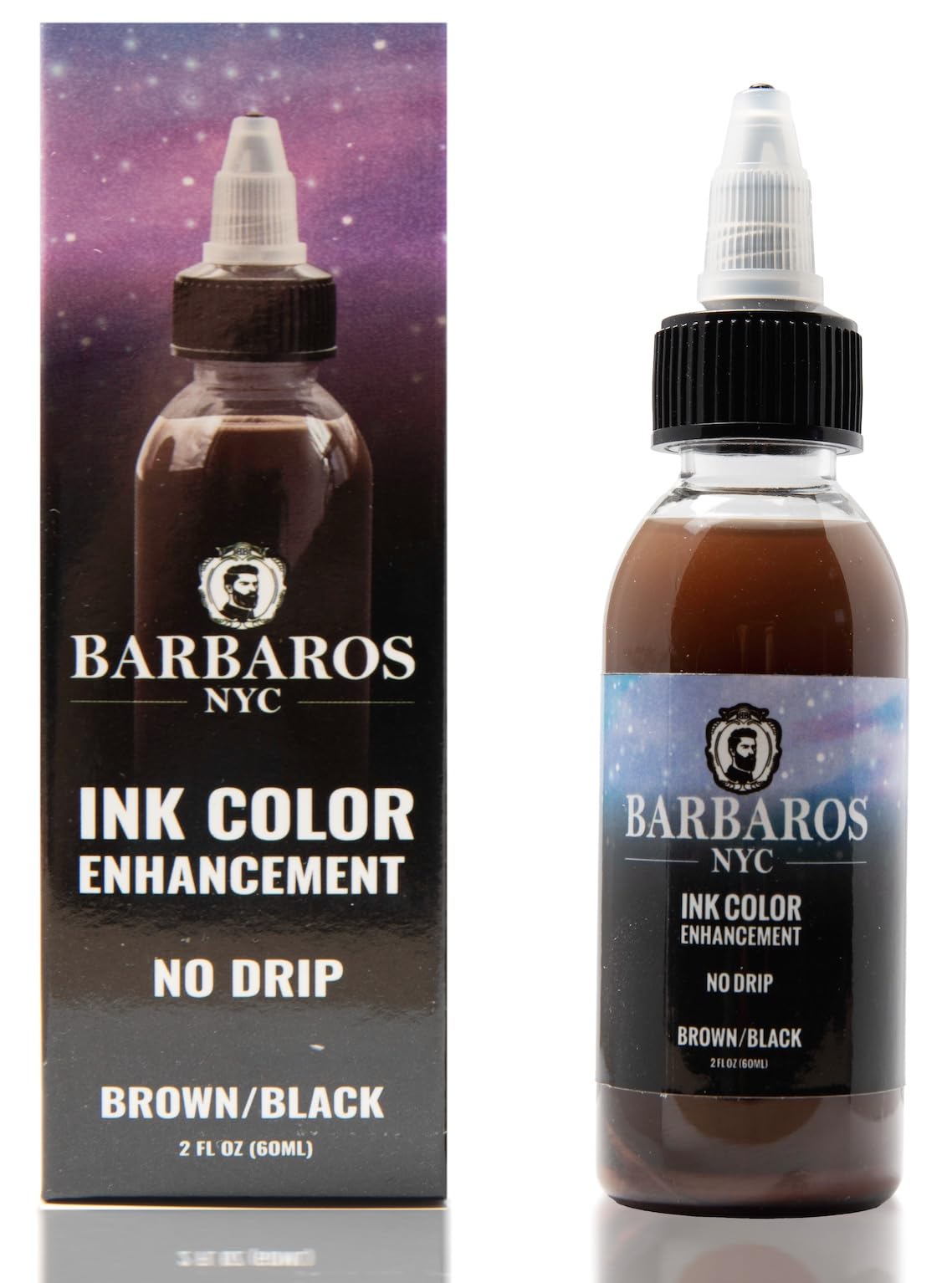 BARBAROS hair enhancer for beard lineup and sharp hairline filler application demonstration