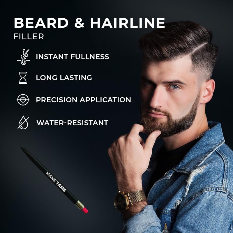 Mane Tame waterproof grooming pencil showing the retractable styling tip