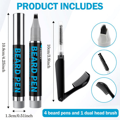Authentic USA imported men styling tool packaging showing ingredients and usage steps