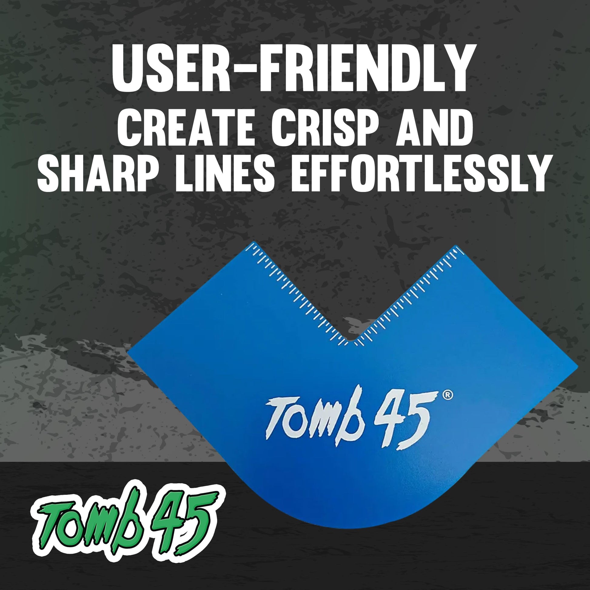 Tomb45 color enhancement lineup tool highlighting the V-shape edge structure for detailed mohawk grooming