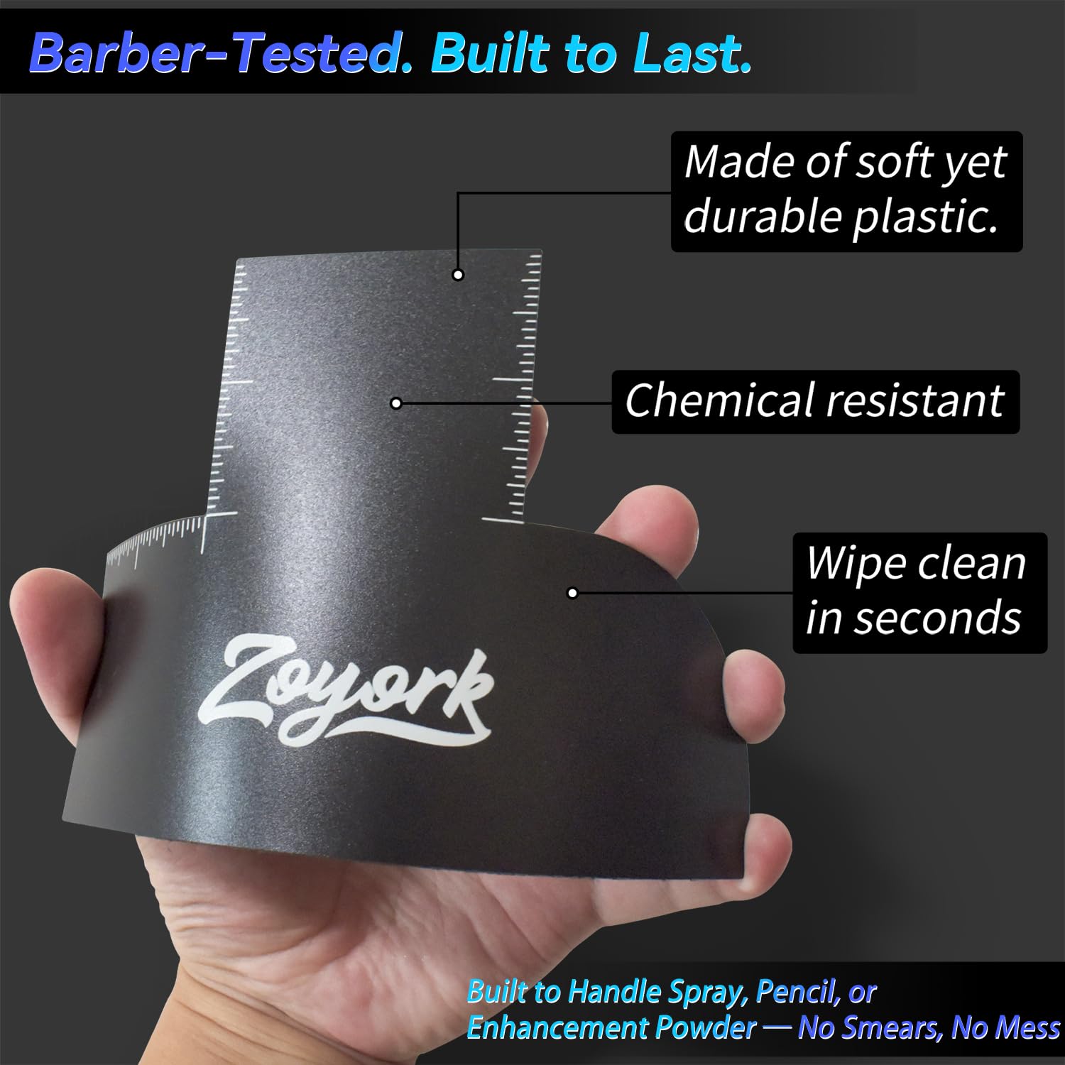 Symmetrical temple fade creation using imported American barber enhancement template