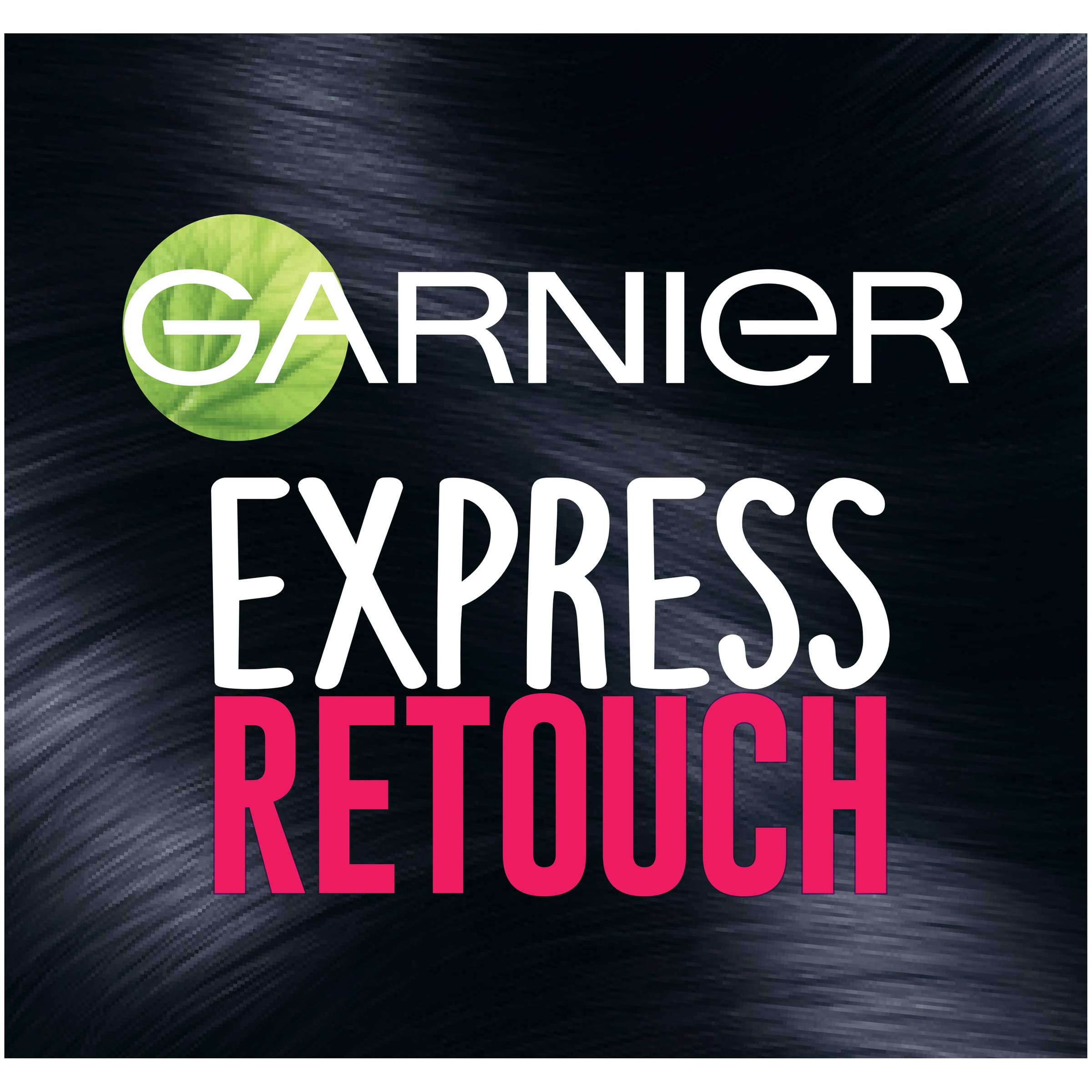 Garnier temporary root touch up liquid black shade cushion applicator close up