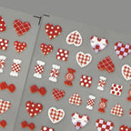 WFBBKP romantic love heart nail art stickers packaging layout