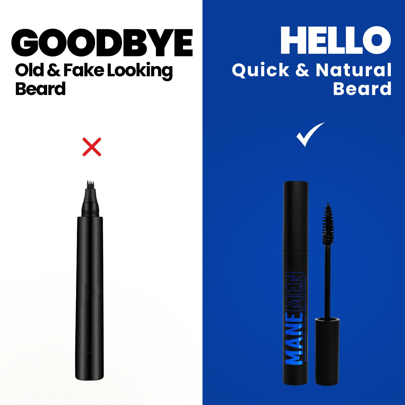 Manemen dual action grooming pen texture and smudge proof test