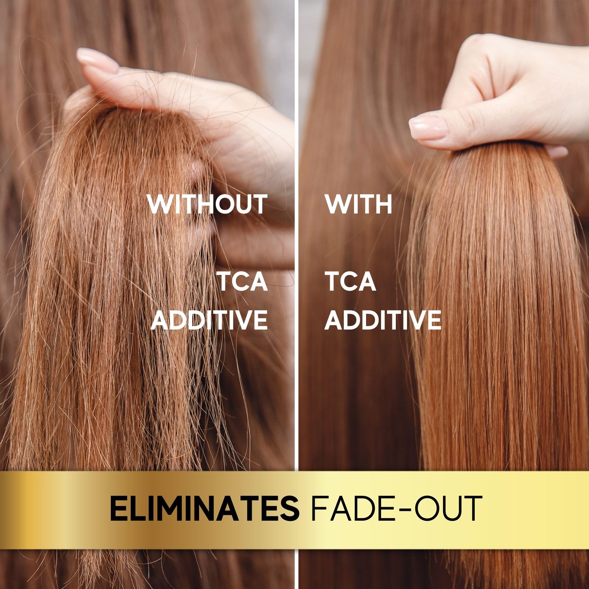 Dennis Bernard PowerTools TCA liquid formula packaging highlighting forty to sixty percent faster salon processing benefits