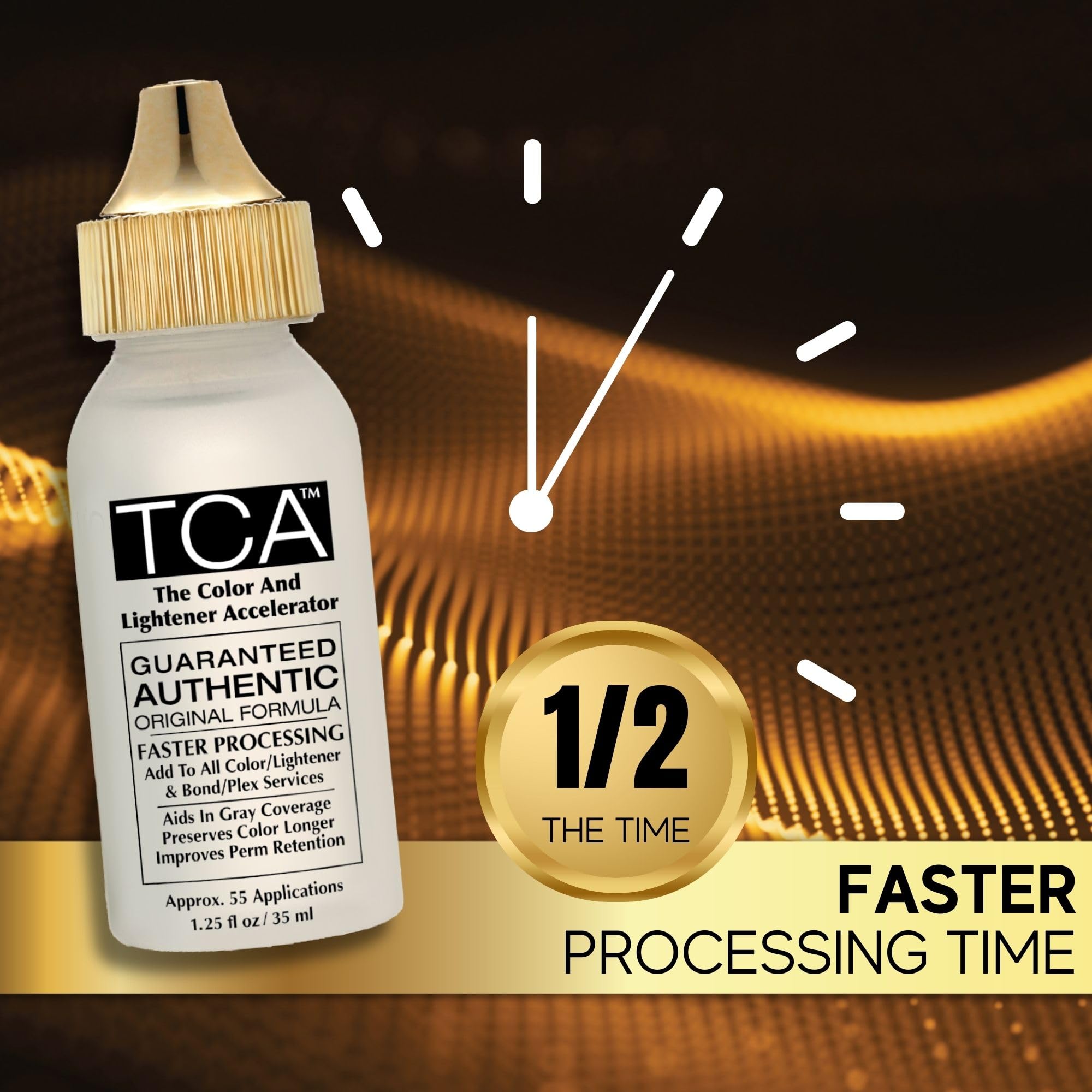 Authentic USA imported PowerTools color accelerator showing professional all natural high grade vitamin and oil blend ingredients