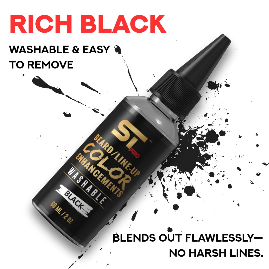 Supreme Trimmer black hair enhancement ink packaging with water resistant seal
