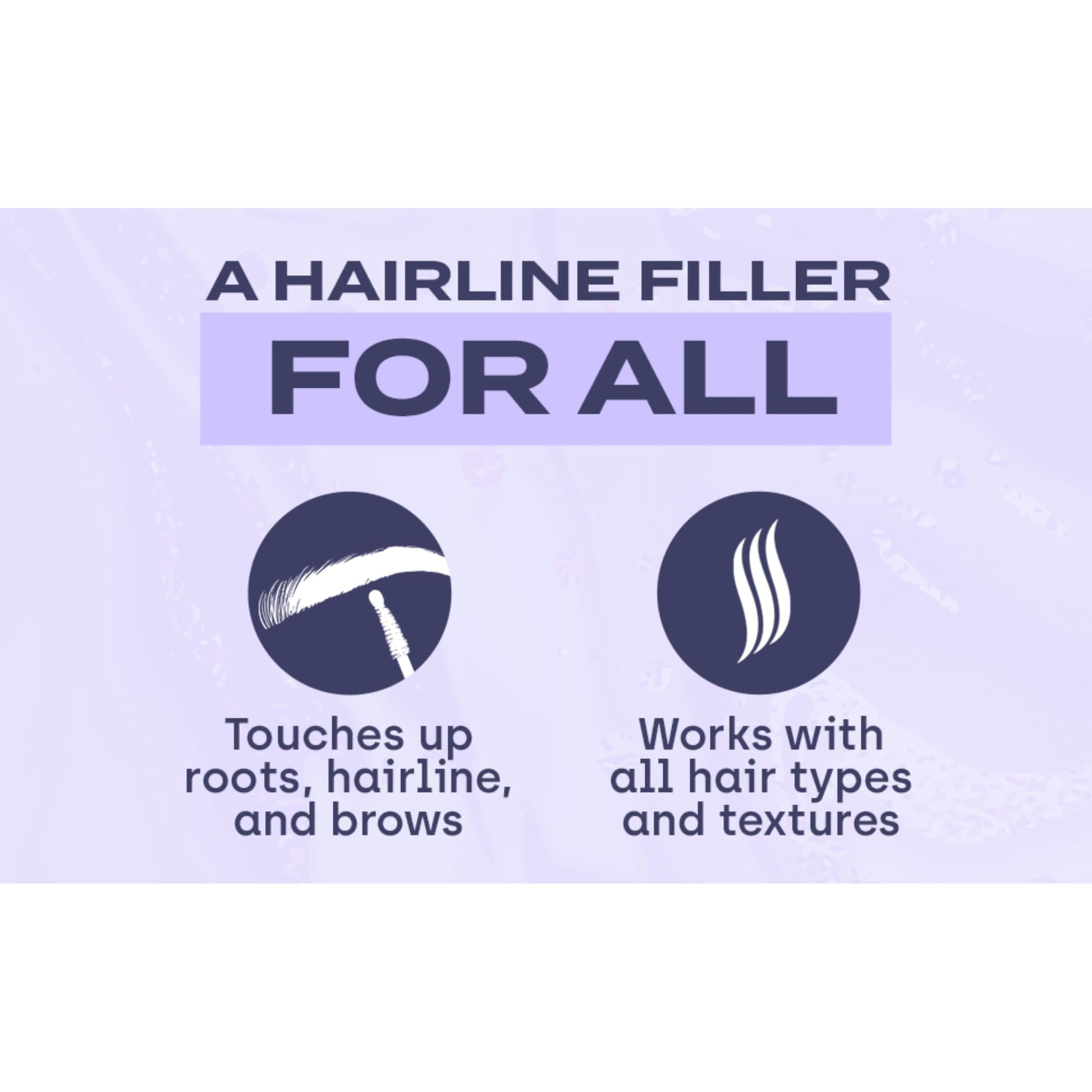 Toppik Fill Me In Hairline Filler Medium Brown swatch of the keratin and argan oil formula