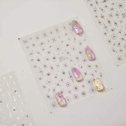 Namrec star nail stickers set packaging for manicure decoration