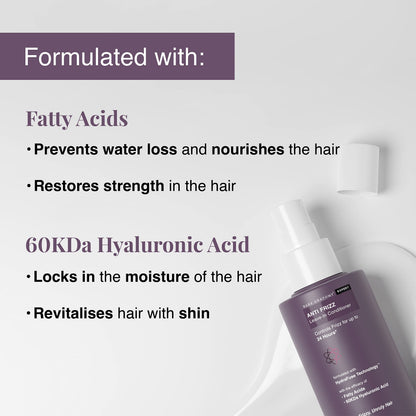 Bare Anatomy 150ml pump dispenser bottle for frizzy hair care