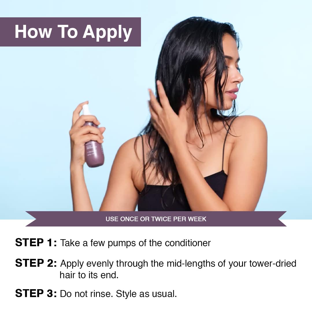 Sulfate free vegan leave in conditioner product packaging base details