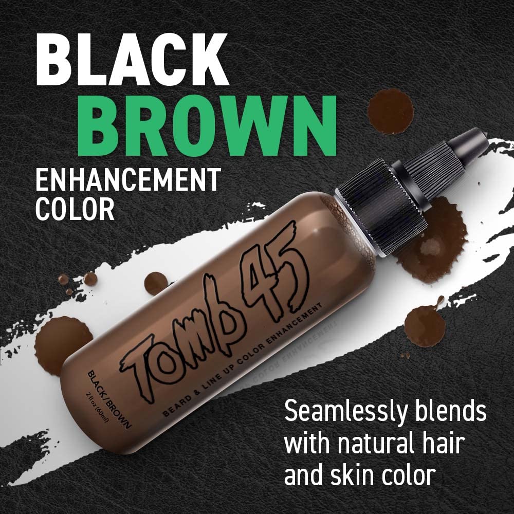 Waterproof semi-permanent hair color enhancement bottle for precise lineup and patch correction