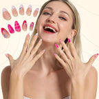 Close-up of vibrant daisy and lace strip patterns on a VelvetGlow nail sticker sheet.