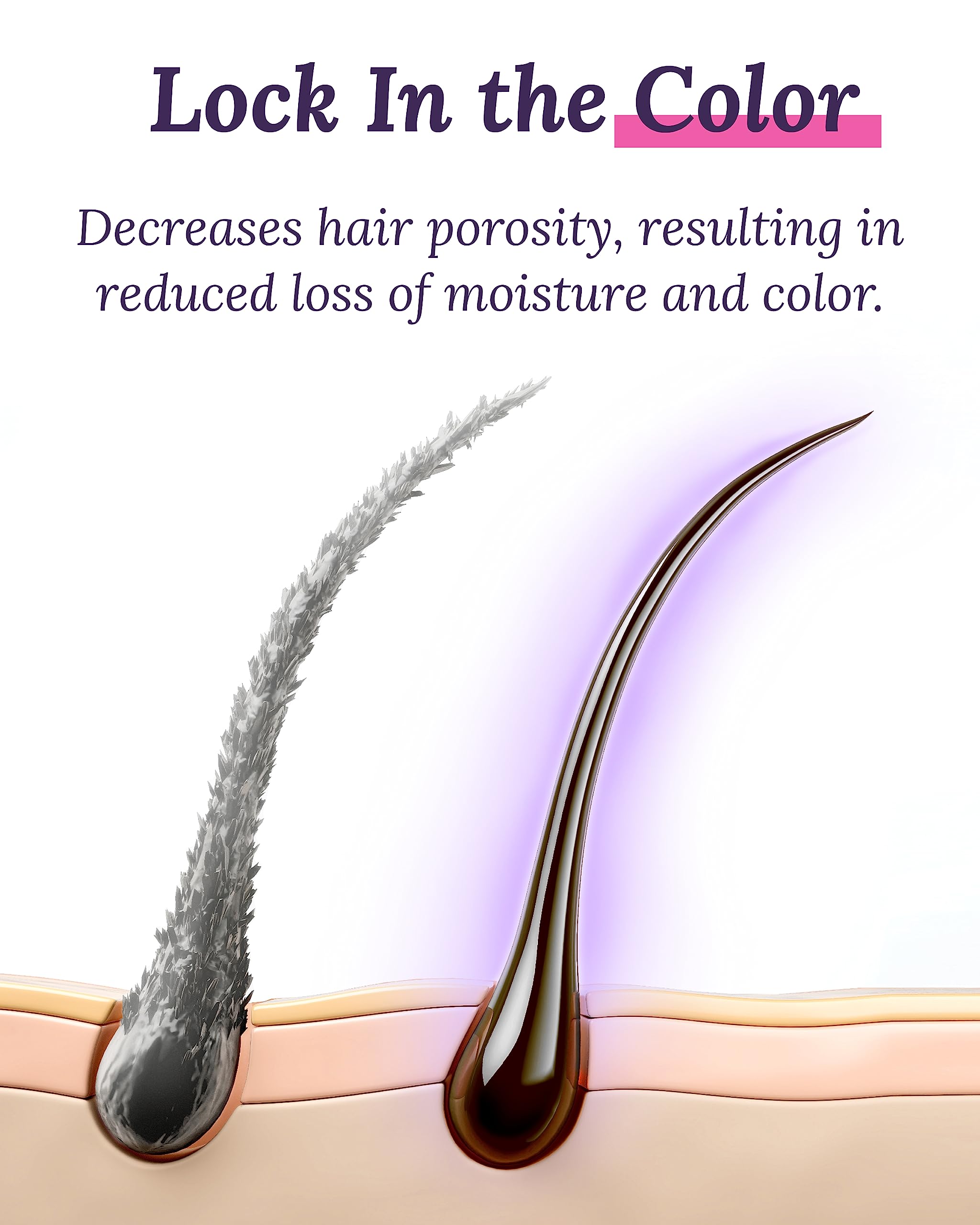Keranique Keratin Amino Complex hair conditioning cream gel formula close up view.