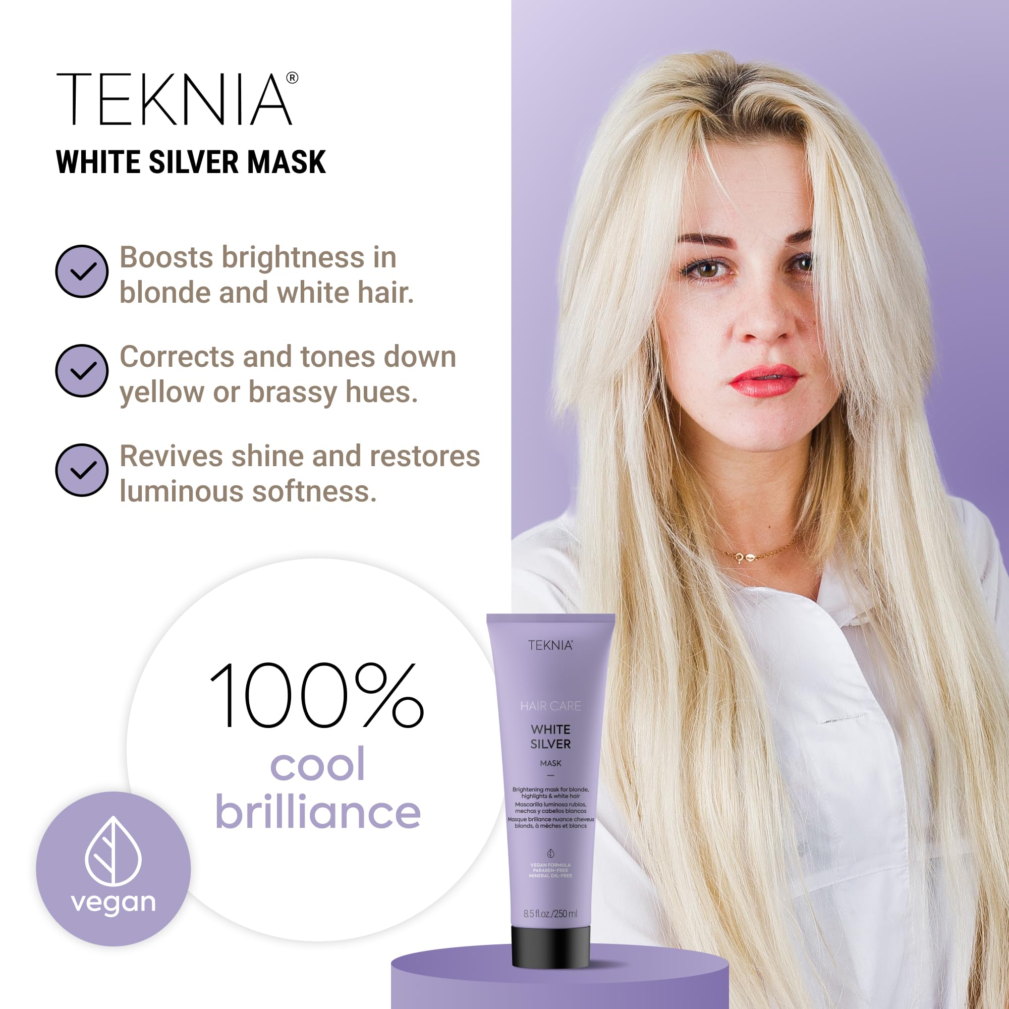 Lakme Teknia salon quality toning mask for blonde and bleached hair