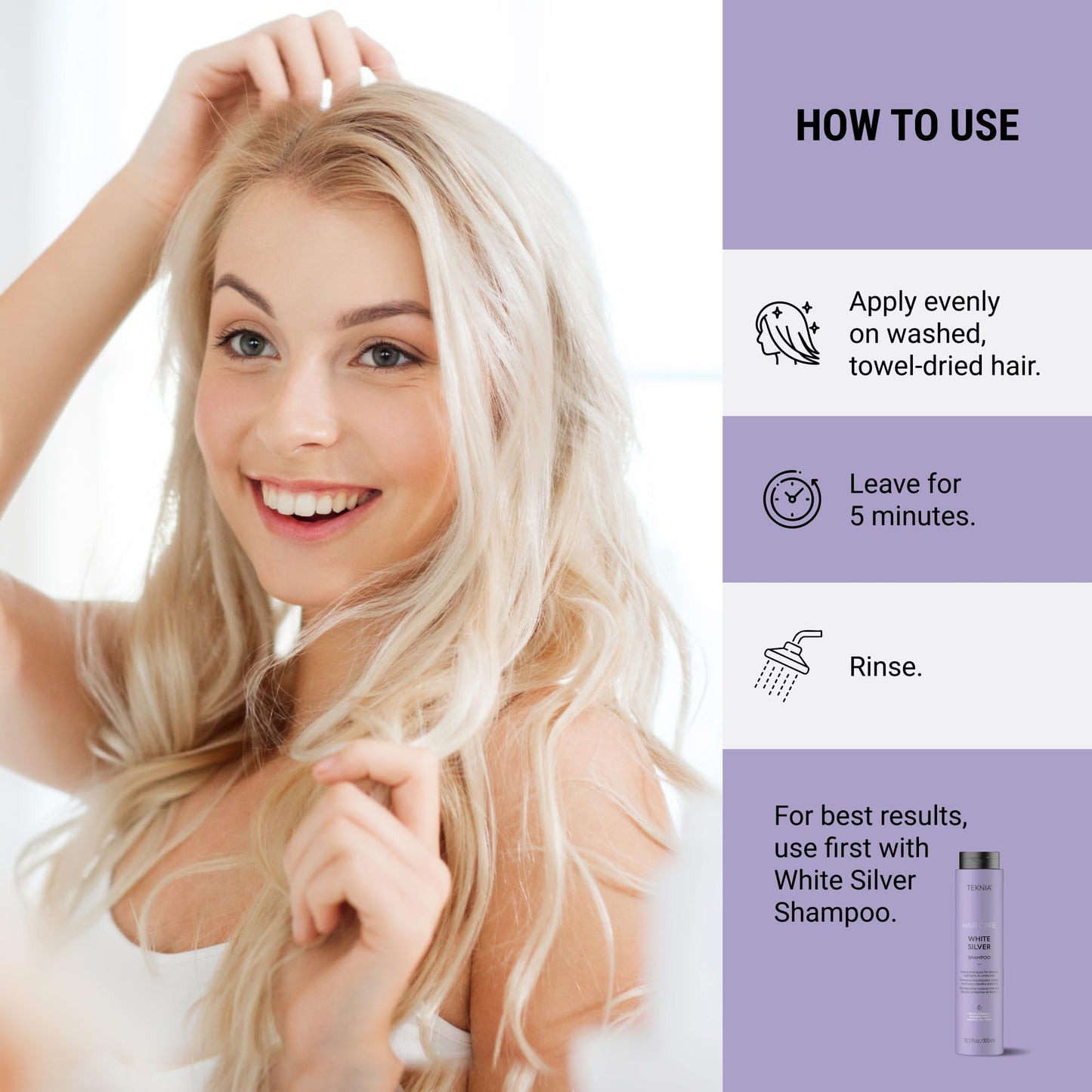 Lakme Teknia daily neutralizer mask packaging for cool blonde protection
