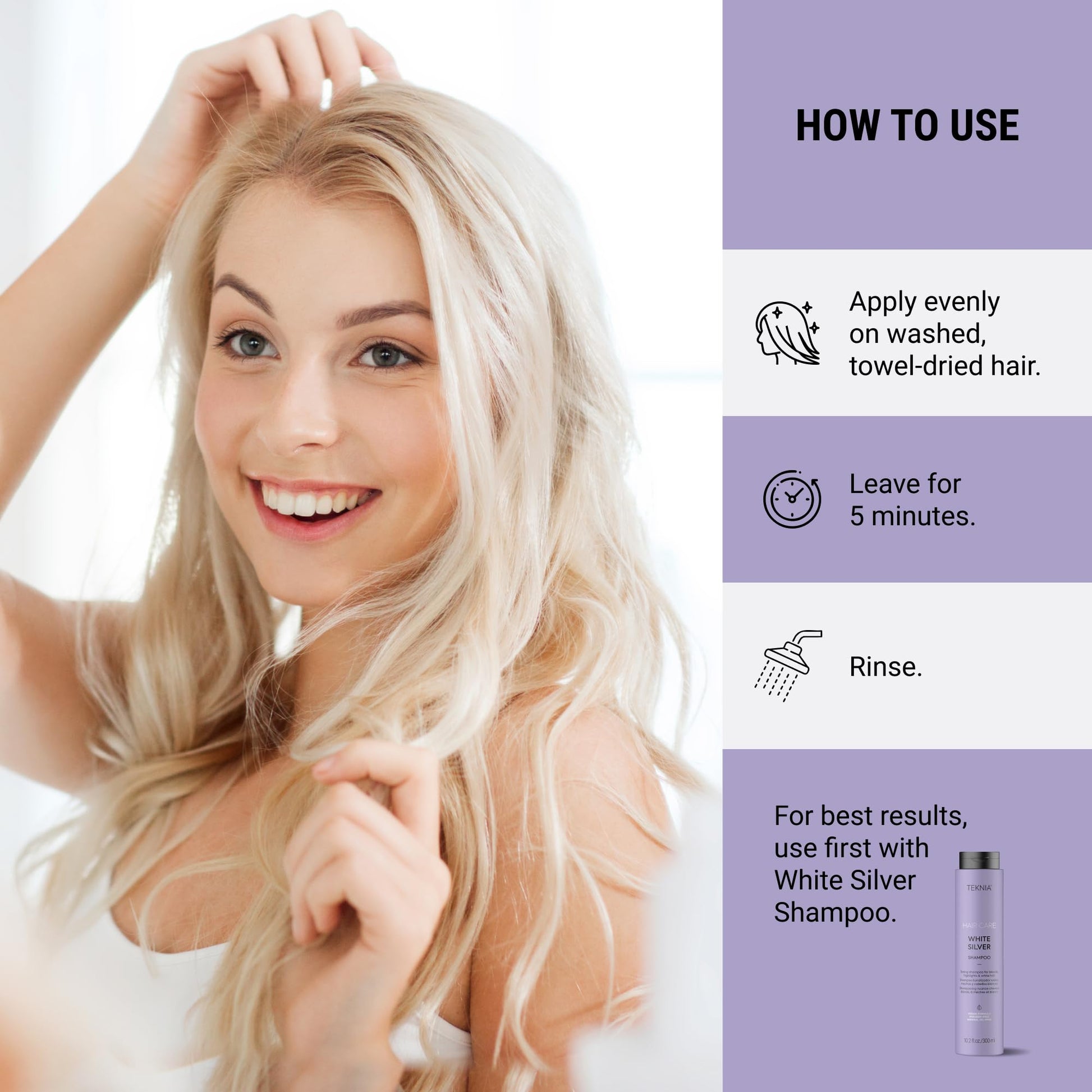 Lakme Teknia daily neutralizer mask packaging for cool blonde protection