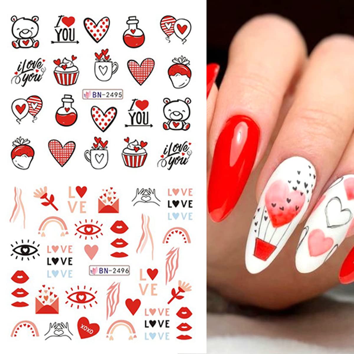 Applying Mangoit water transfer nail sliders to artificial nails