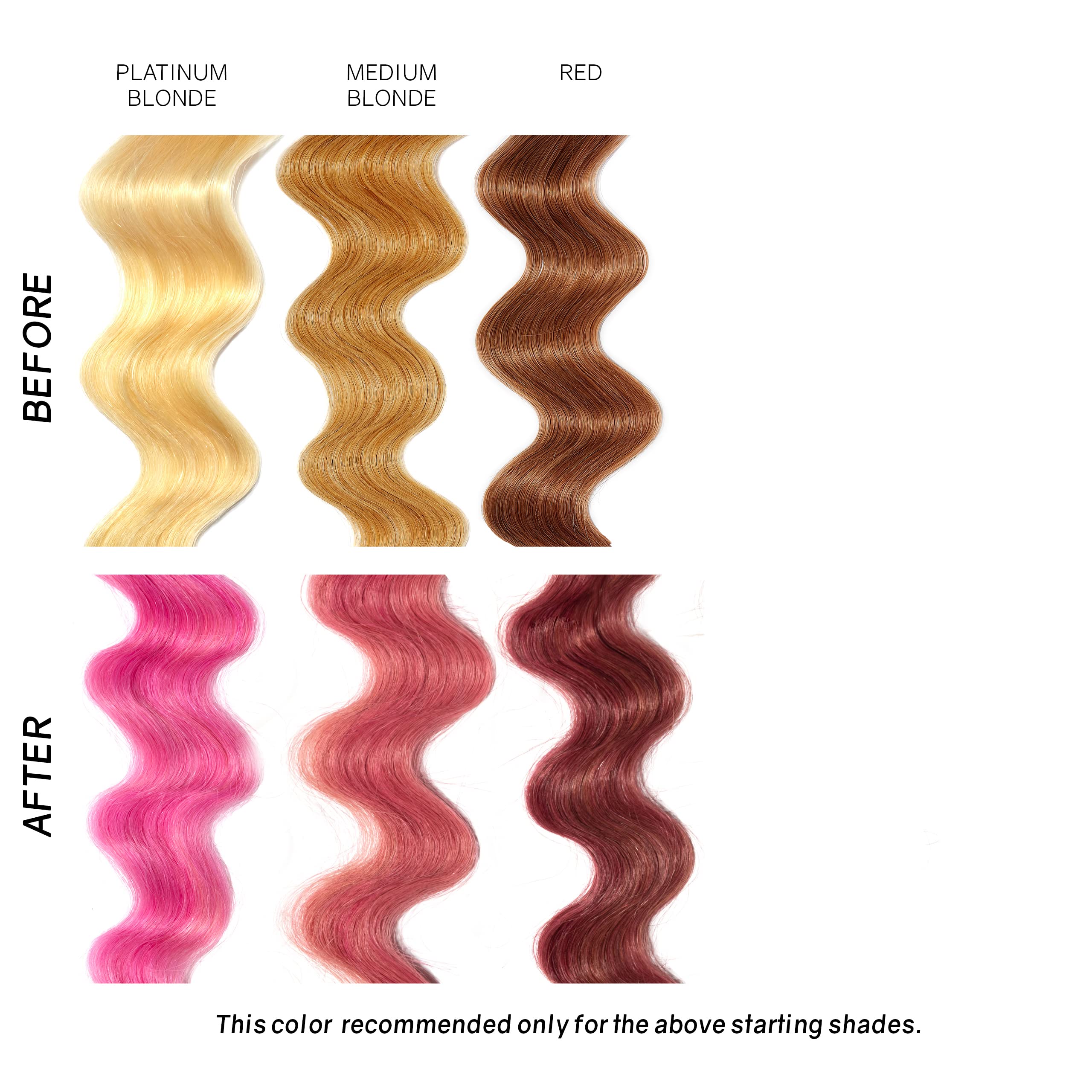 Texture shot of the pigmented pastel magenta cream conditioner formulation on a white surface