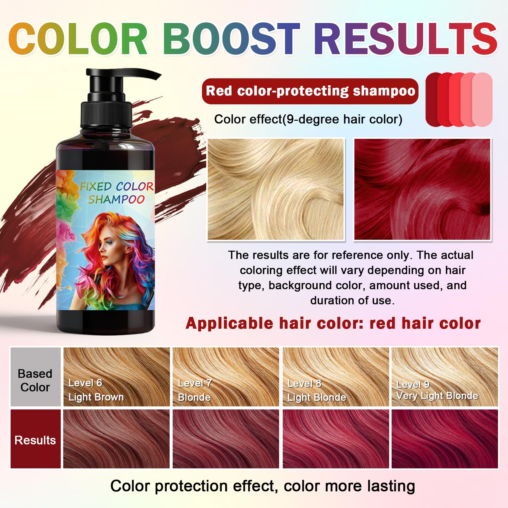 AOAZXBB Red Color Depositing Conditioner tube showcasing vegan and cruelty free logos