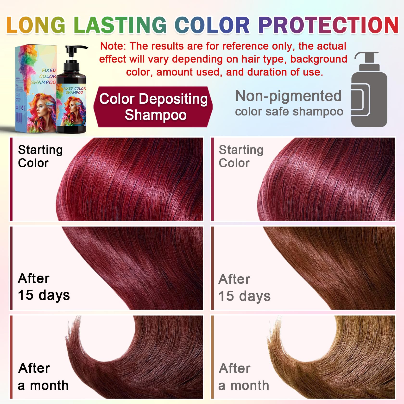 AOAZXBB Red Color Conditioner application cream texture on fingertips