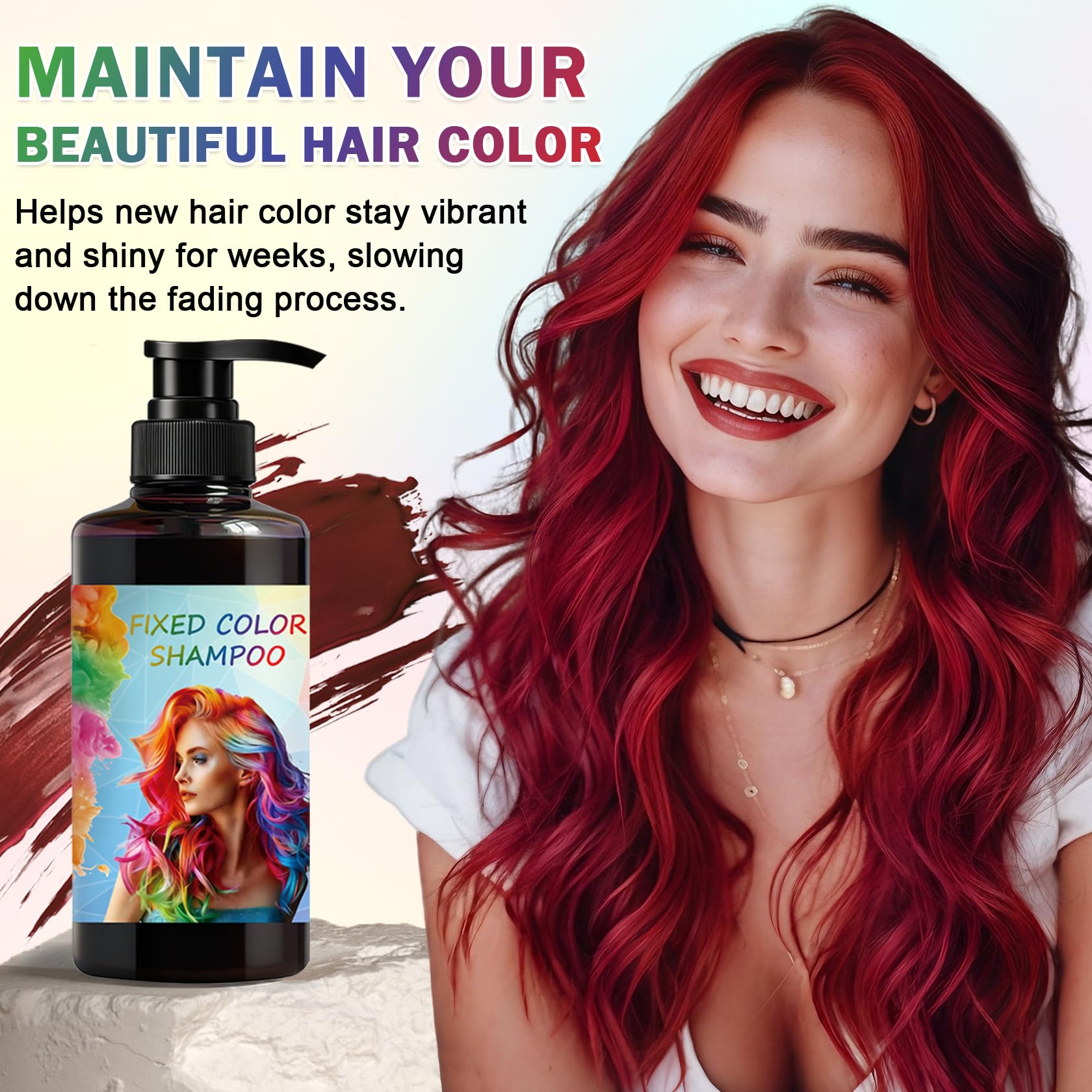 AOAZXBB 3-in-1 Red Color Depositing Conditioner premium USA imported hair care selection