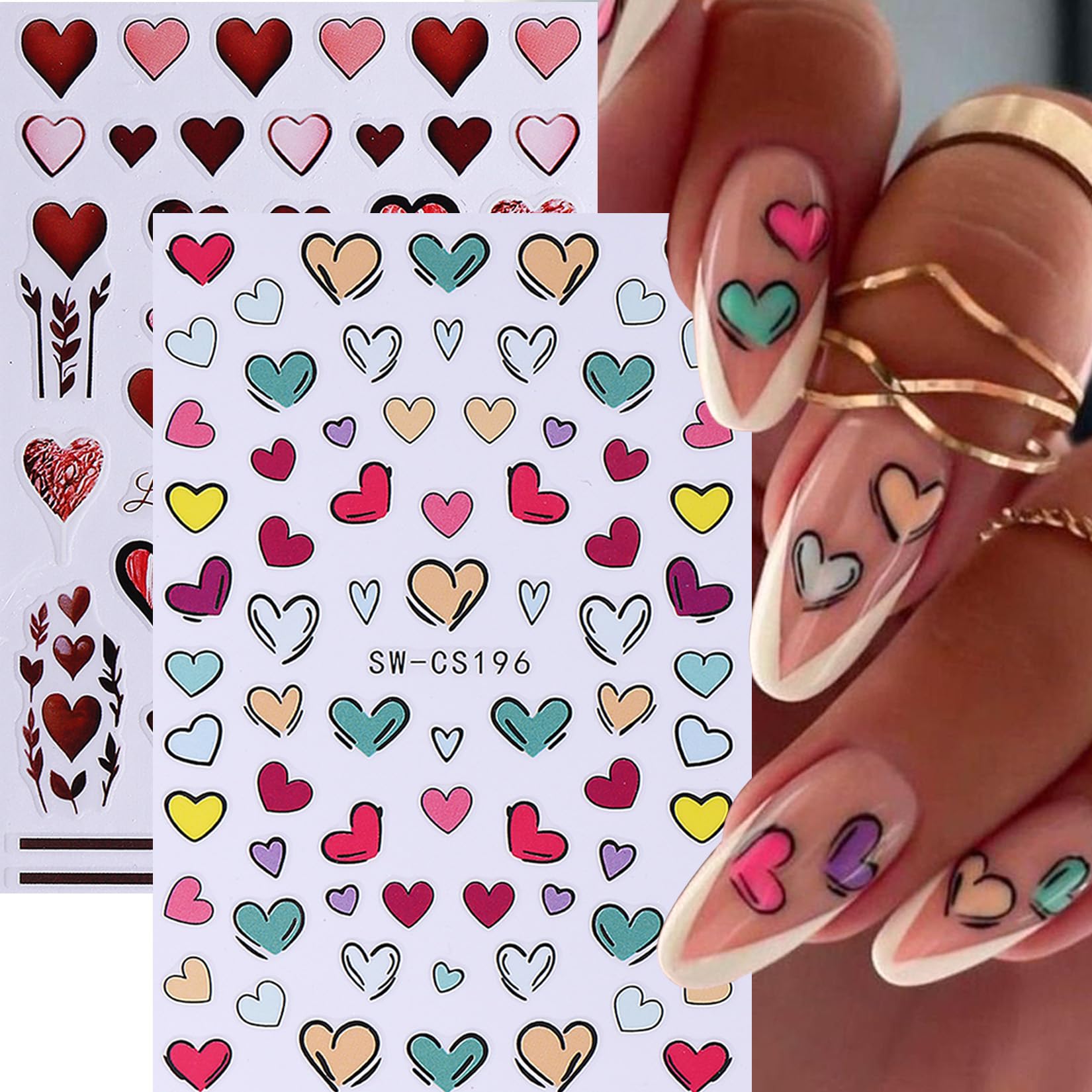 Professional tweezers included with nail sticker kit