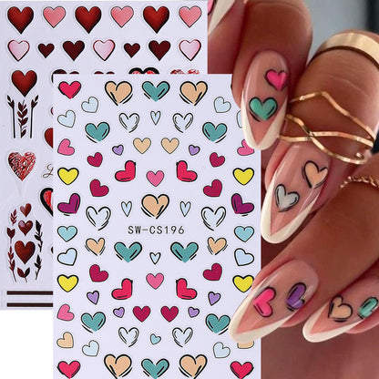 Professional tweezers included with nail sticker kit