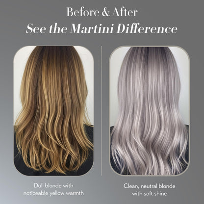 Premium light violet depositing hair mask for neutralizing yellow undertones