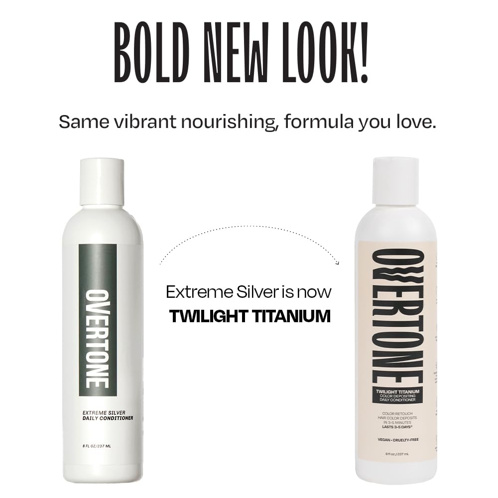 Overtone vegan and cruelty free daily color conditioner with coconut oil and shea butter