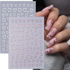 Sutaozhi Valentine nail stickers packaging and sheet layout