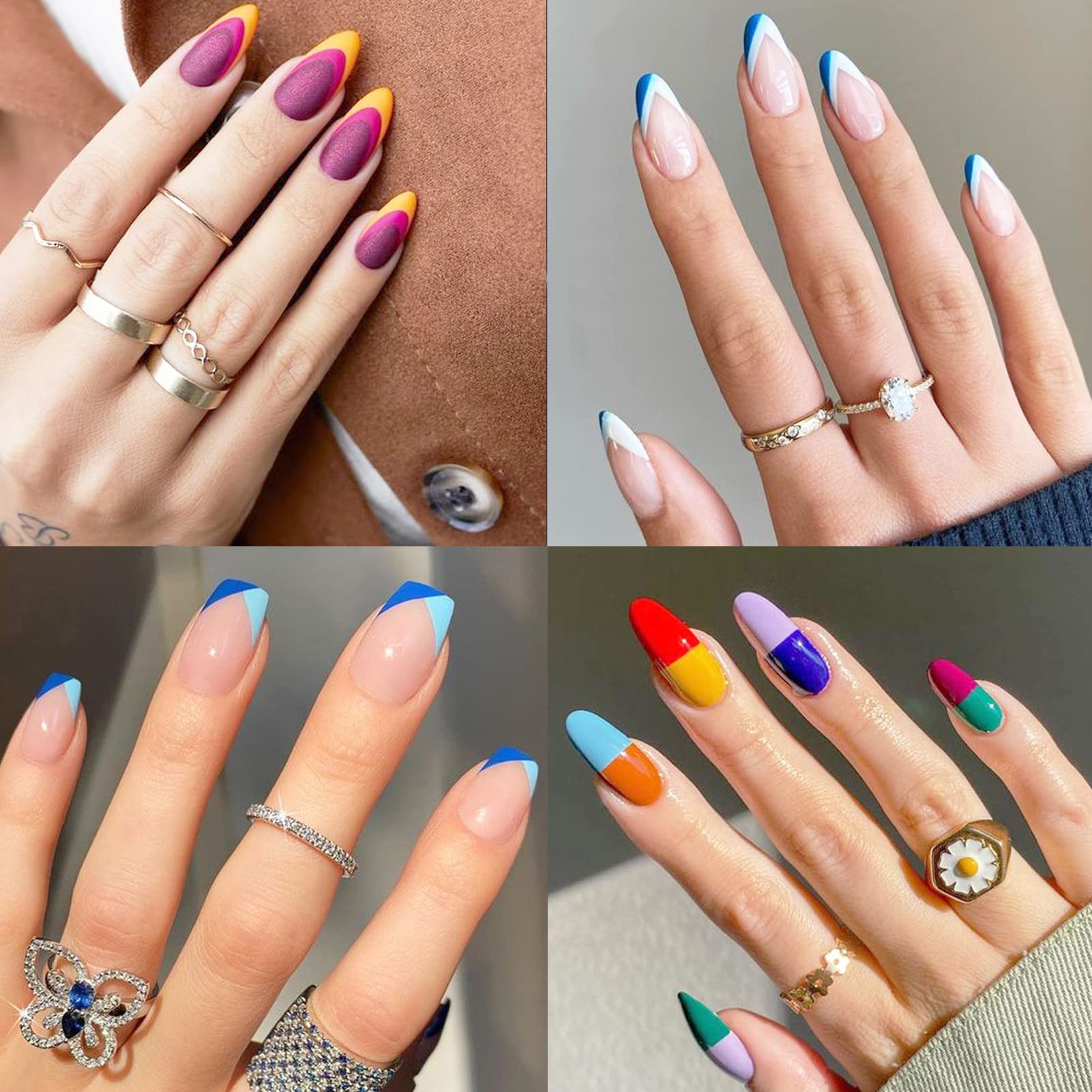 Detailed view of nail art stencil designs for precise DIY manicures.