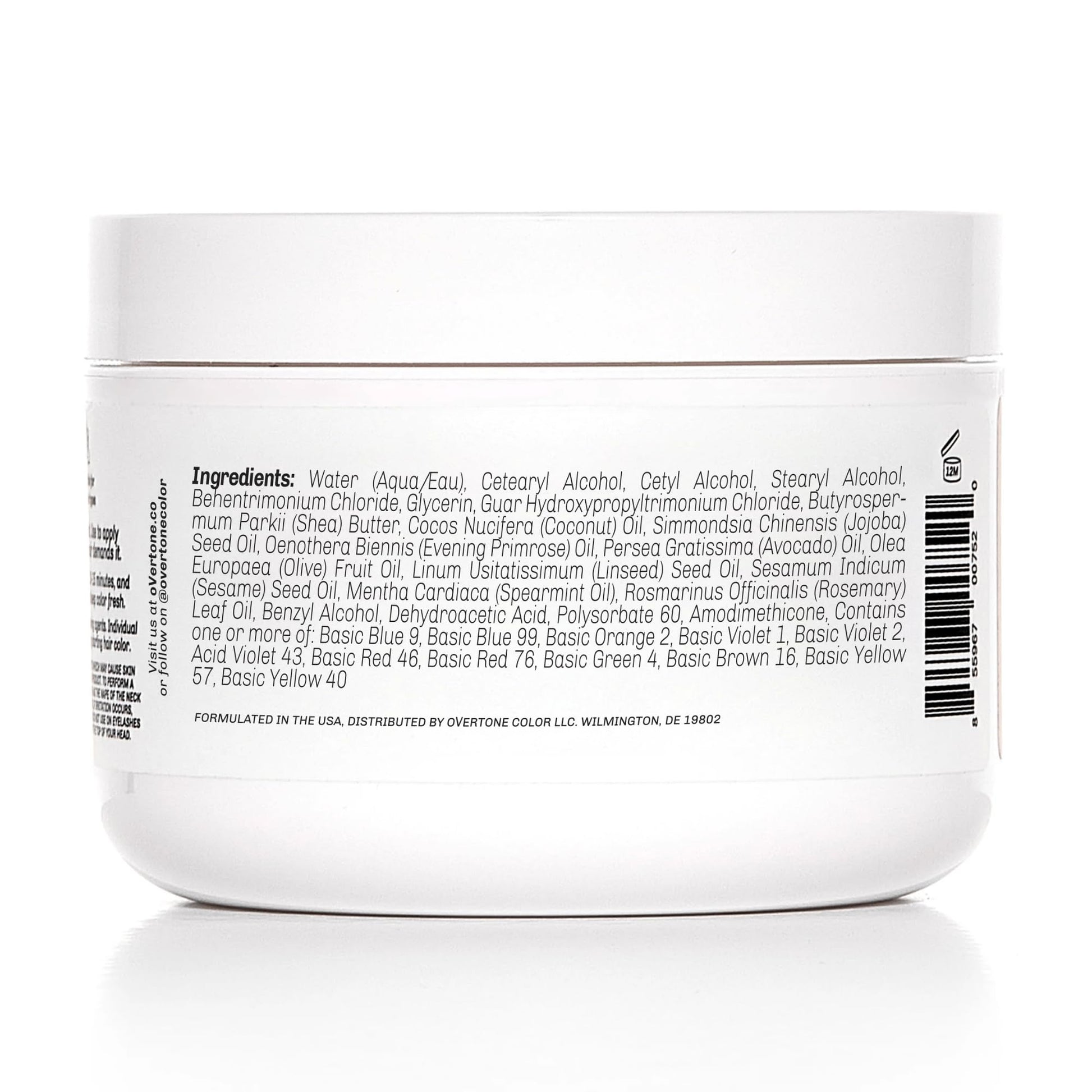 Overtone eight ounce hair coloring conditioner product shot