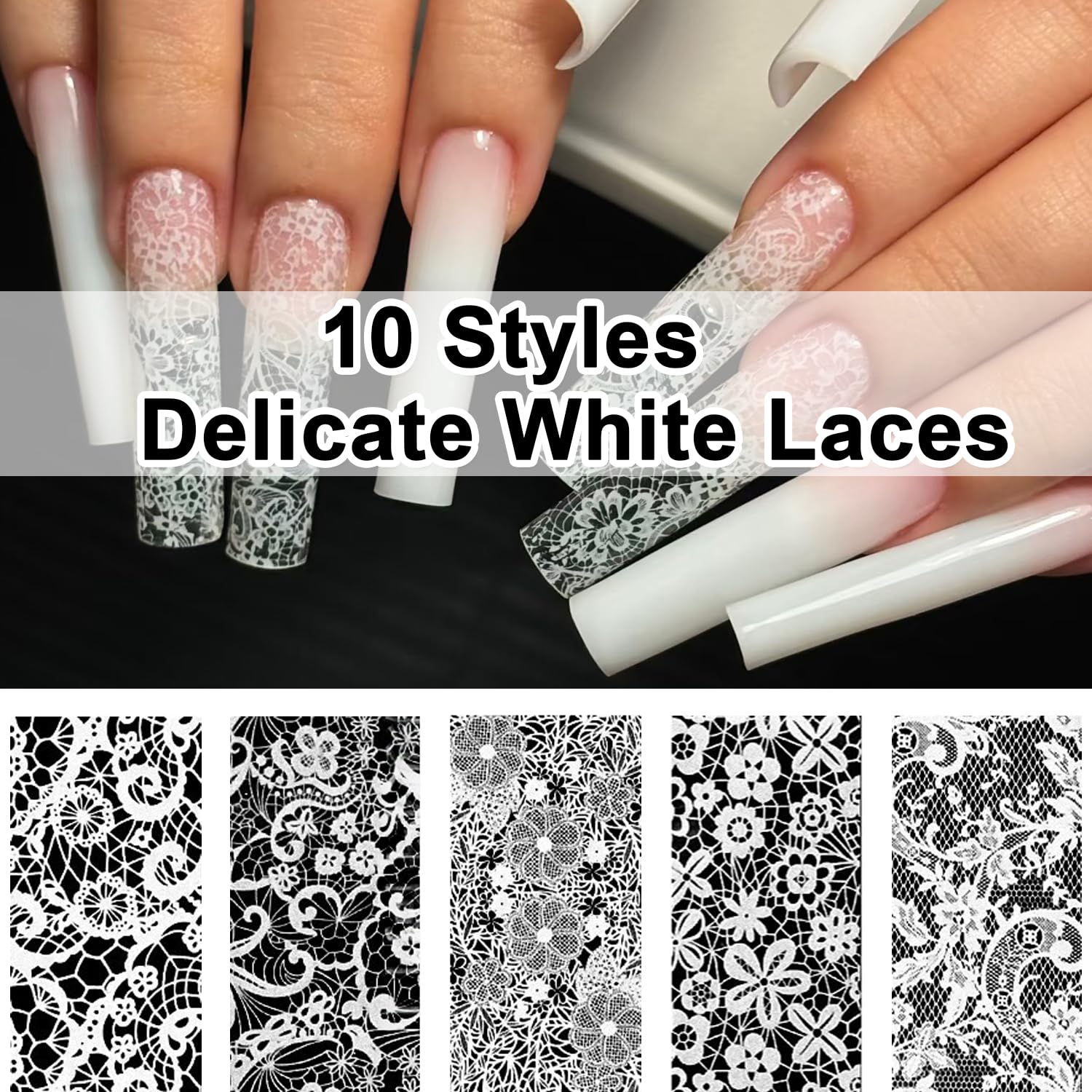 Two boxes of BAOYAALIN nail art transfer foils set