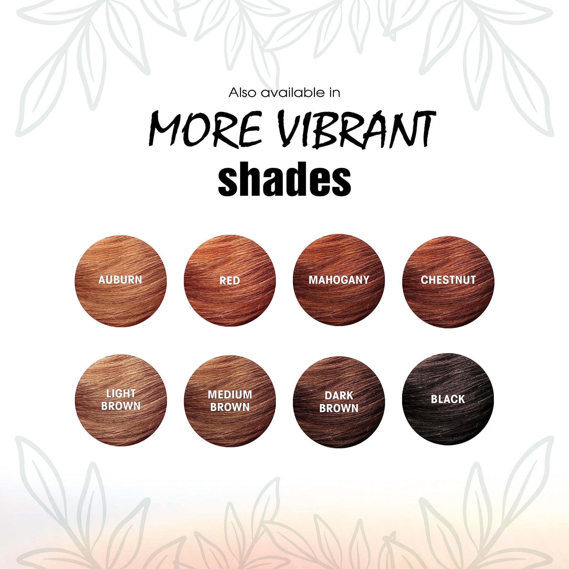 Light Mountain ammonia free organic hair coloring kit side panel details