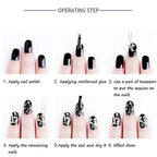 Authentic USA-sourced SeBeauty nail art decoration set for creative DIY designs