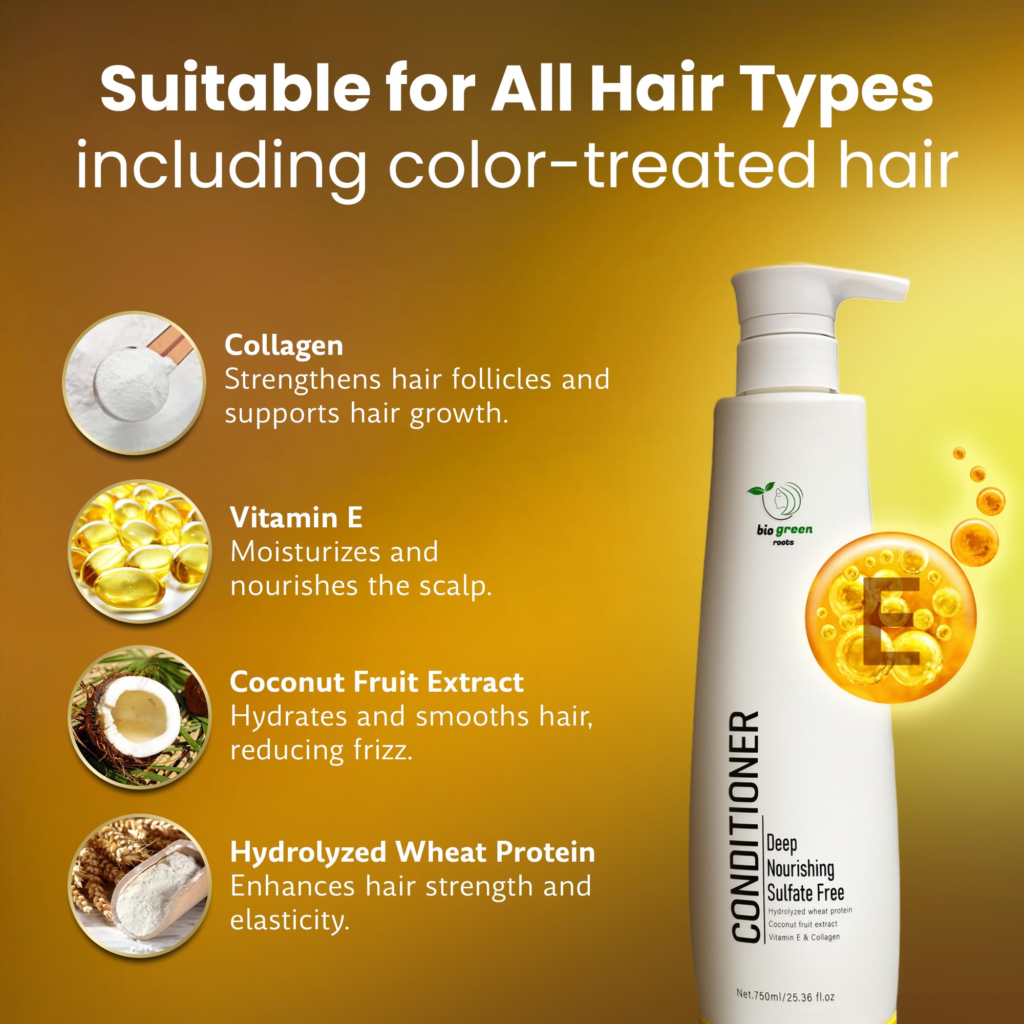 Hydrolyzed wheat protein hair treatment bottle highlighting moisturizing benefits