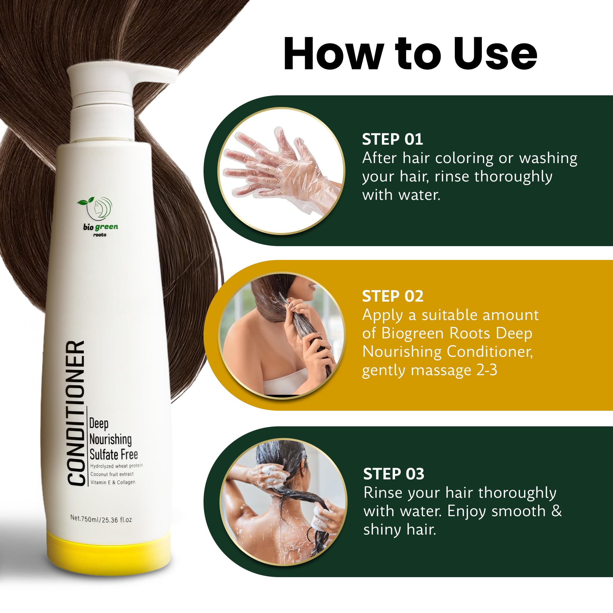 Imported USA hair softener for coarse and frizzy hair textures