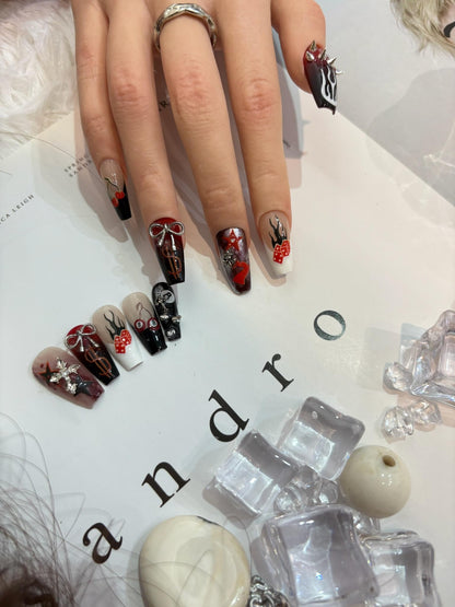 Detailed view of pool ball nail art sticker design