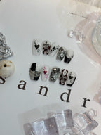 Creative DIY manicure accessories in packaging