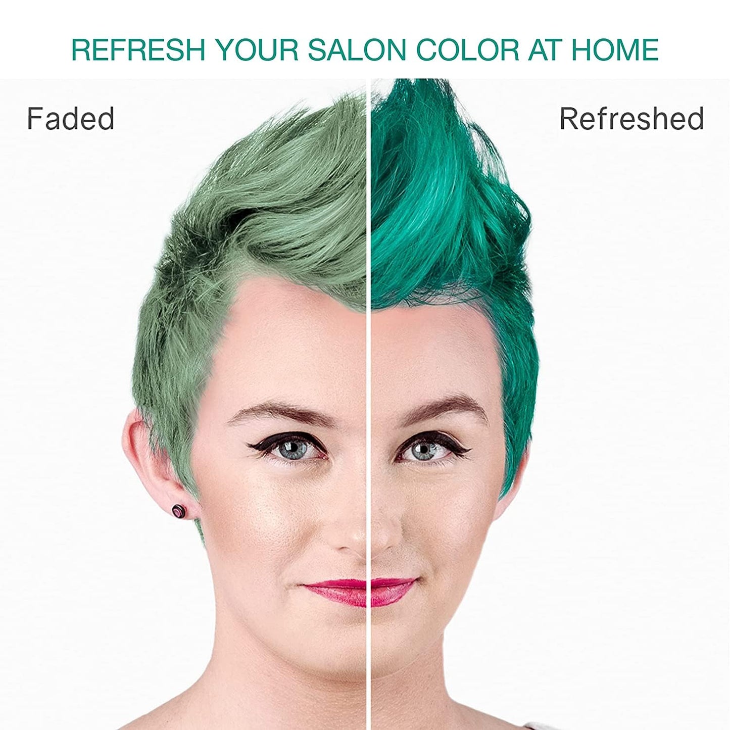 Back label of Celeb Luxury hair color conditioner highlighting instructions for use and bond rebuilding features.