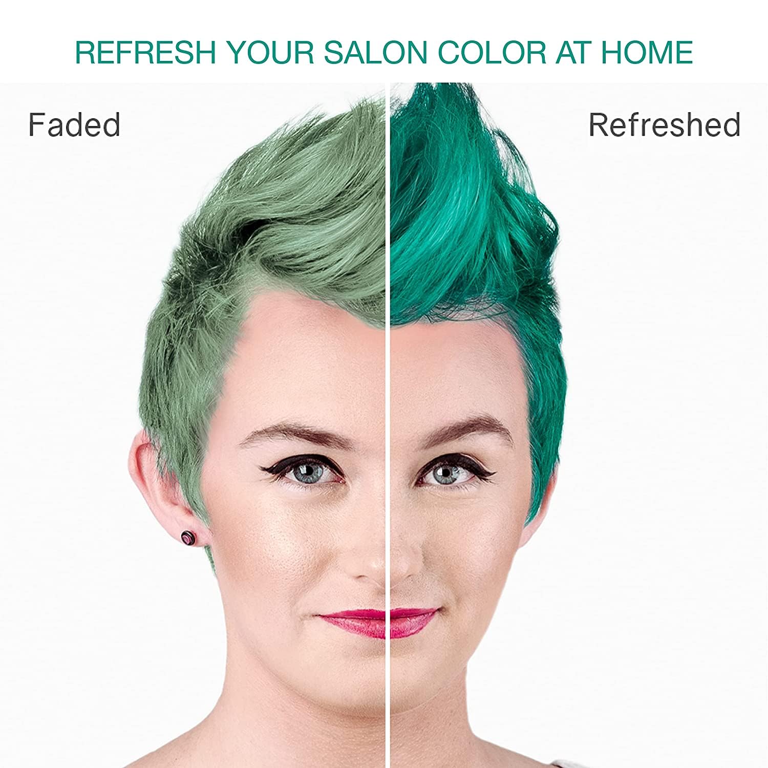 Back label of Celeb Luxury hair color conditioner highlighting instructions for use and bond rebuilding features.