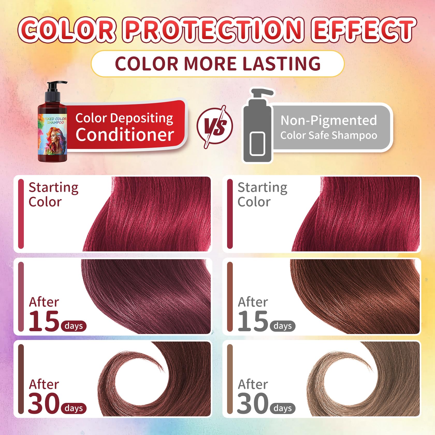 AOAZXBB moisturizing hair dye conditioner showing the pump top close-up for easy product application.
