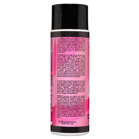 Manic Panic neon pink hair color refreshing conditioner packaging details