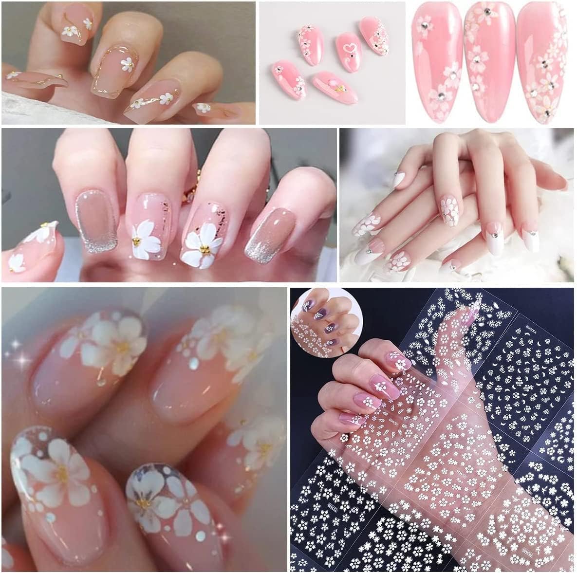 Full collection of 30 sheets of Ekinsu nail art stickers
