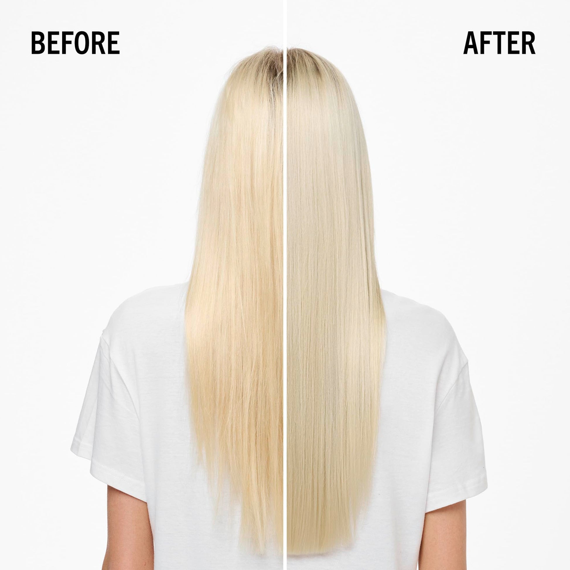 Lightweight purple toning cream texture for lightened and bleached hair care