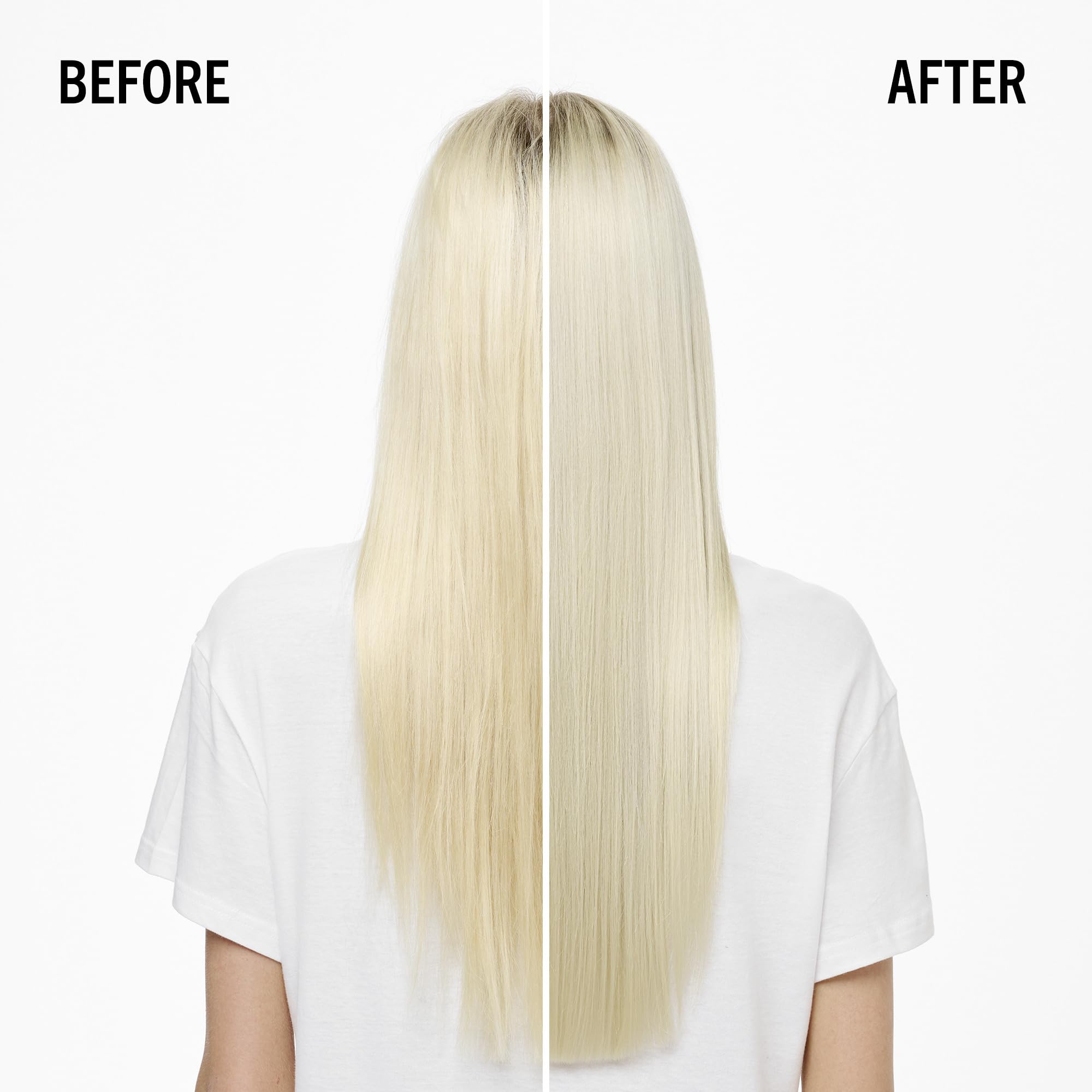 Lightweight purple toning cream texture for lightened and bleached hair care