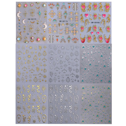 Stzpronail set packaging for nail decoration