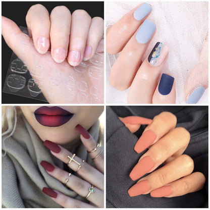 Waterproof and flexible nail adhesive tabs for press on nails